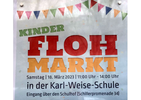 KINDER-Flohmarkt in der Karl-Weise-Schule